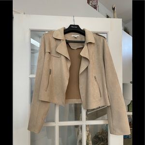Khaki short waisted jacket
